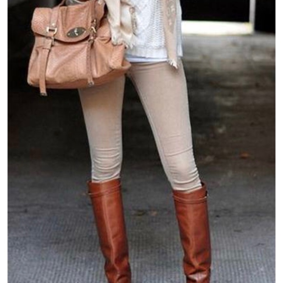 Fall leggings - Sand (Cream) - Picture 2 of 6